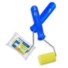 Rolo De Pintura Espuma Poliéster 5cm Profissional Com Cabo Rolo De Pintura Espuma Poliéster 5cm Profissional Com Cabo