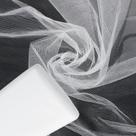 Rolo de tecido de tule Timgle 137 cm x 91 m de poliéster branco