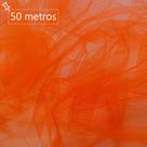 Rolo de Tecido Tule 50 Metros x 1,20 Mt Largura Neon Papaya