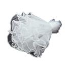 Rolo De Tule De Malha Com Pérolas Tulipa Rosa Para Buquê De Flores, Balão, Aniversário, Casamento,