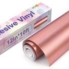 Rolo de vinil HTVRONT Rose Gold Metallic 3m x 30cm
