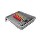 Rolo Espuma 15cm + Bandeja + Pincel 1" para Pintura - Kit Completo