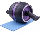 Rolo Exercício Abdominal Profissional Estabilizadora Retorno Roda Larga Fitness Musculação