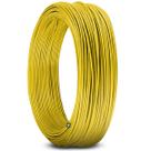 Rolo Fio Cabo Automotivo Cobre Cabinho Som Amarelo 0,50mm 100m