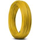 Rolo Fio Cabo Automotivo Cobre Cabinho Som Amarelo 1,00mm 100m