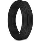 Rolo Fio Cabo Automotivo Cobre Cabinho Som Preto 0,75mm 100m
