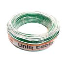 Rolo Fio Paralelo Verde Emborrachado 2x0,75mm Alto Falante 100 Metros Completo Para Som Automotivo Carro 2 x 0,75mm