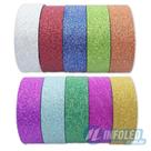 Rolo Fita Glitter 1,4cm 3MT Washi Tape AG0029 - Unidade