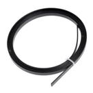 Rolo Friso Preto Filete Universal Flexivel 6mm X 6 Metros Autocolante