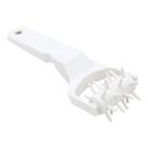 Rolo Furador para massas e pasta americana 22x6,8cm Plástico branco Rolo Furador para massas e pasta americana 22x6,8cm Plástico branco