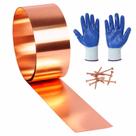 Rolo intermitente de cobre D.MATIALL 99,95% puro, 0,8 mm, calibre 20
