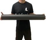 Rolo Massagem 90cm Foam Roller Liberação Miofascial Soltura Yoga DF1063 Preto Dafoca