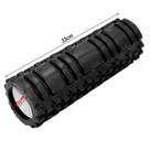 Rolo Massagem Foam roller liberação Miofascial exercícios Preto 894-B - Lorben