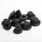 Rolo modelador de cabelo cachos rosas de silicone cachos perfeitos 6UN