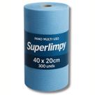 Rolo Pano Multi-uso Superlimpy 40x20cm 300 Unidades -
