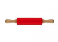 Rolo Para Massa 20cm Carol Fiorentino Vermelho - Yazi