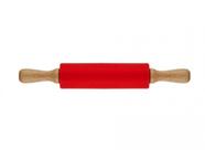 Rolo Para Massa 20cm Carol Fiorentino Vermelho - Yazi