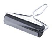 Rolo para massas de mão 11,80cm cilindro massas manual estica e molda aço cromado