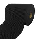 Rolo Passadeira Emborrachada Antiderrapante Cozinha 15 metros X 43cm 45cm Preto