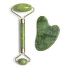 Rolo Pedra de Jade Placa Gua Sha Massagem Facial Anti Rugas Lançamento Rolinho Jade Original ou Kit Rolo Jade:Rolo jade Rolo Pedra de Jade Placa Gua Sha Massagem Facial Anti Rugas Lançamento Rolinho Jade Original ou Kit Rolo Jade:Rolo jade
