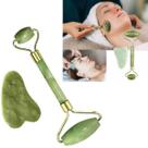 Rolo Pedra De Jade Placa Gua Sha Massagem Facial