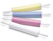 Rolo Plástico Profissional Para Massas Com Articulação Branco 20x06 SOLRAC Rolo Plástico Profissional Para Massas Com Articulação Branco 20x06 SOLRAC