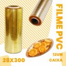 Rolo plástico pvc filme bobina alimentos (c/nf) 28x300 cx12u Rolo plástico pvc filme bobina alimentos (c/nf) 28x300 cx12u