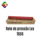 Rolo Pressão do Fusor compatível T650 T654 T652 T656 X656 X654 X658 T654DN T652DN X656DE.
