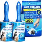 Rolo Removedor de Pelos PetLovers 2 Unidades Extra Adesivo 200 Folhas
