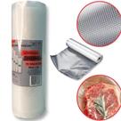 Rolo Saco 15cm X 5m Embalagem Ranhuras Para Seladora A Vácuo - MRS