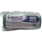 Rolo Saco de Lixo Plástico Verde 100 Litros 30 Un Cap. 20kg Rolo Saco de Lixo Plástico Verde 100 Litros 30 Un Cap. 20kg