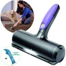 Rolo Tira Pelo Escova Removedor Cachorro Gatos Ultrassonico 6 Luzes LED+ Chaveiro CBRN20287 - Commerce Brasil
