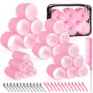 Rolos de Cabelo Self-Grip Obeoby - 50 Unidades com Clipes (4 Tamanhos)
