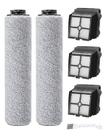 Rolos de escova de reposição e filtros HEPA para aspirador de pó seco sem fio Tineco iFloor 3/iFloor One S3