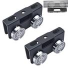 Rolos de montagem de carrinho YOVXKAN para guincho elétrico (pacote com 2)