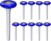 Rolos de porta de garagem Linwnil 46 mm Nylon 108 mm Haste 10 unidades