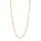 Rommanel 531152 Cordão Feminino Banhado A Ouro 18k Com Elos Vazados Tamanho 50cm