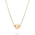 Rommanel 532549 Cordão Esfera Feminino Com Pingente Banhado Ouro 18k