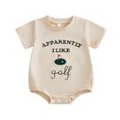 Romper Kupretty Infant Baby Boy Girl Aparentemente eu gosto de golfe