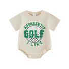 Romper Kupretty Infant Baby Boy Girl Aparentemente eu gosto de golfe
