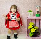 Romper luxo chapeuzinho vermelho com capa, ideal para aniversário ou mesversários Romper luxo chapeuzinho vermelho com capa, ideal para aniversário ou mesversários