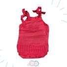 Romper Para Bebê Menina Coração Tricô PMG Romper Para Bebê Menina Coração Tricô PMG