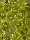 Rondela Cristal Acrílico/ Amarelo Claro Transparente 10mm aprox.2000 peças 500g