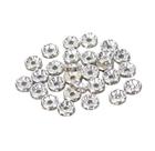 Rondela Rondelle de Strass Prata 8mm com 1000 unidades Rondela Rondelle de Strass Prata 8mm com 1000 unidades