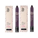 Root Touch Up Stick STYLE EDIT para cabelos pretos, pacote com 3 ml e 2