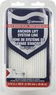 Rope Attwood 117553-7 Premium de nylon trançado sólido de 3/16 polegadas
