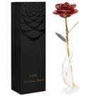 Rosa Eterna Bañada en Oro 24k Para Siempre