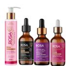 Rosa Selvagem Kit Rosa Candy Completo 4 itens Rosa Selvagem Kit Rosa Candy Completo 4 itens