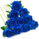 Rosas artificiais DECEED, 10 peças com hastes longas para decoração Rosas artificiais DECEED, 10 peças com hastes longas para decoração