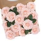 Rosas Artificiales N&T NIETING de Espuma de Látex Color Rubor x25